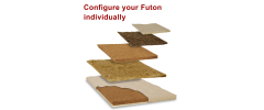 Configure futon natural layers individually