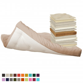 Coconut, latex, cotton, natural wool futon. Vita-line Model 3